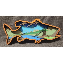 Multi-Layered Bass Decor
