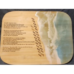 Foot Prints in the sand Cutting Board